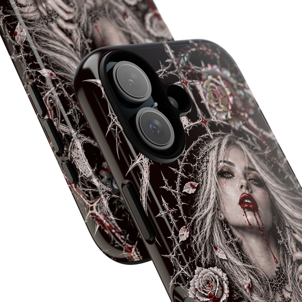 XYRO Vampire Rose Phone Case — Blood-Drip Tough Case