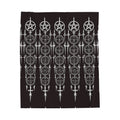 XYRO Pentagram Plush Blanket — Archangel Sigil Velveteen Throw