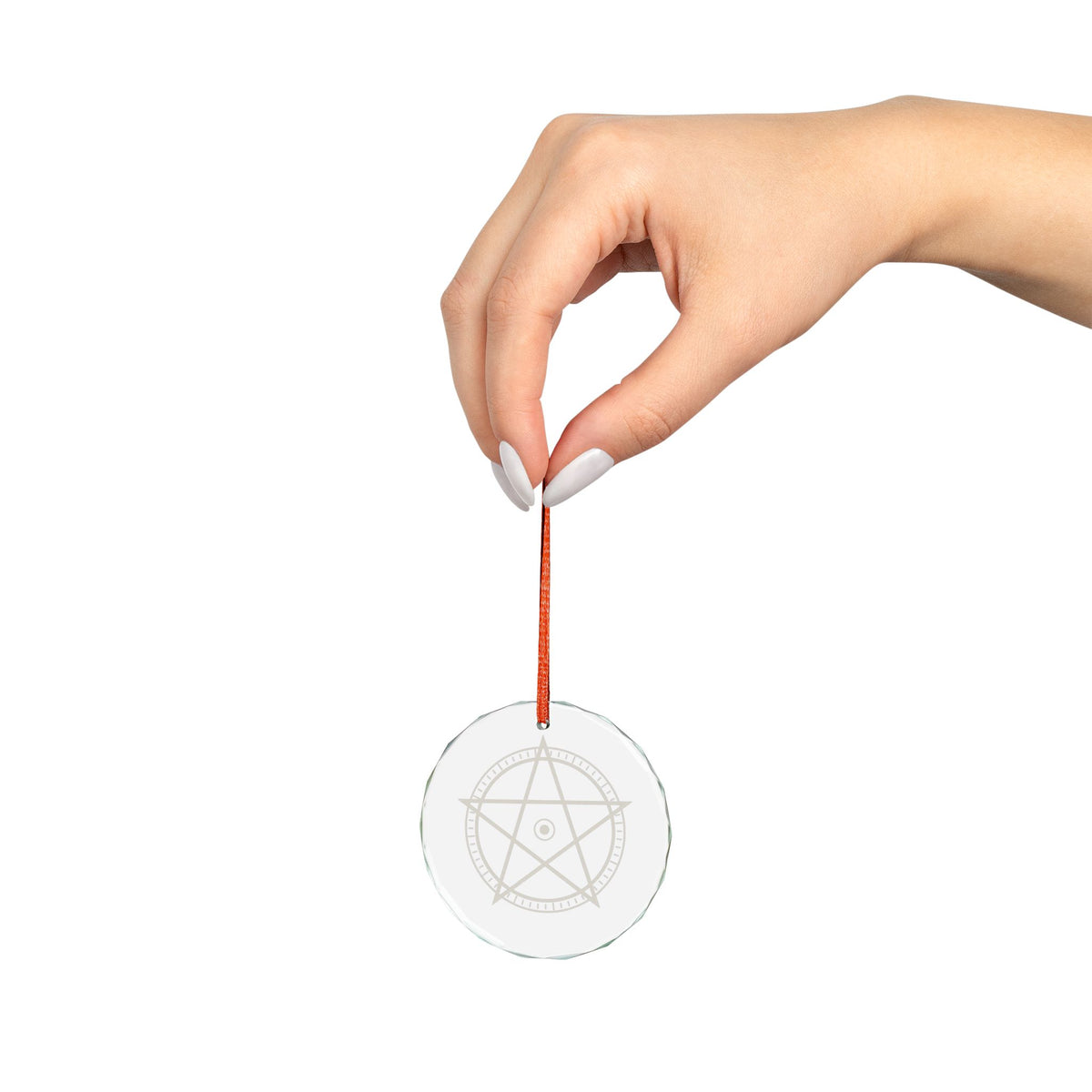 XYRO Wiccan Pagan Glass Ornament — Affordable Witchy Christmas Tree Decor
