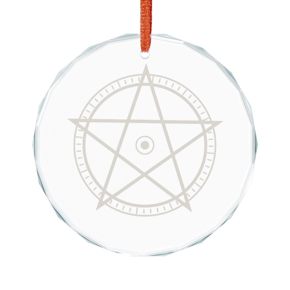 XYRO Wiccan Pagan Glass Ornament — Affordable Witchy Christmas Tree Decor