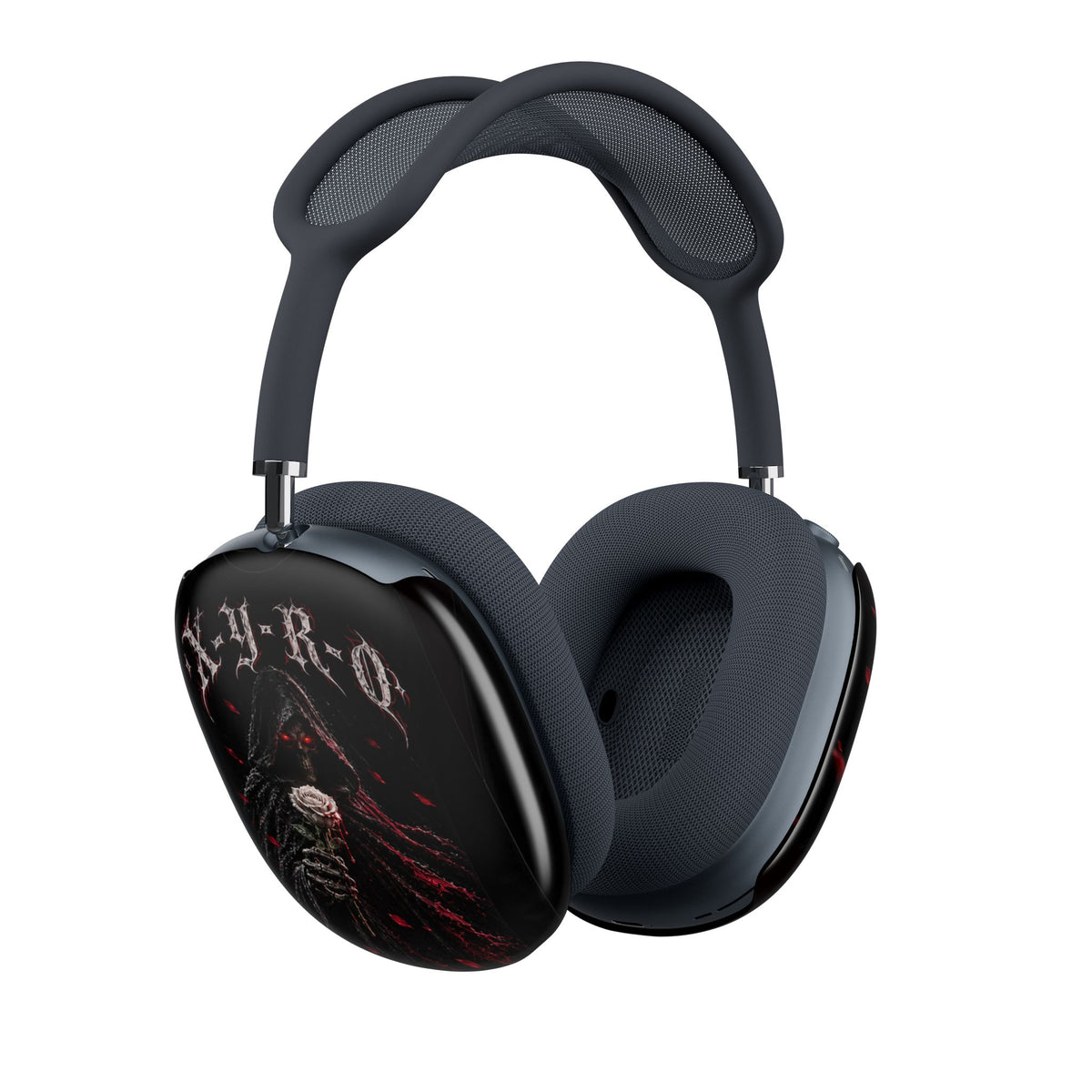 XYRO Rose Reaper Skull Case — for AirPods Max
