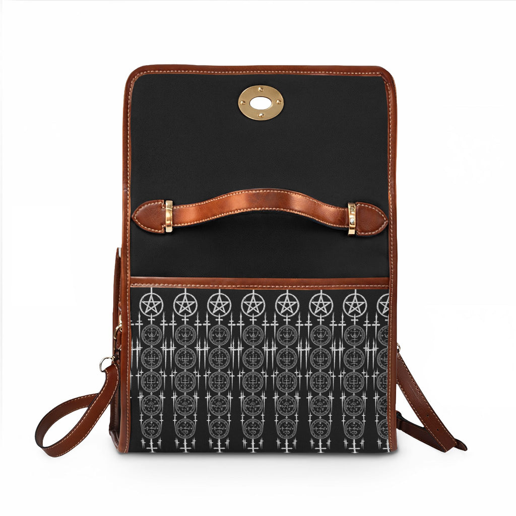 XYRO Sigil & Pentagram Canvas Satchel — Waterproof Bag