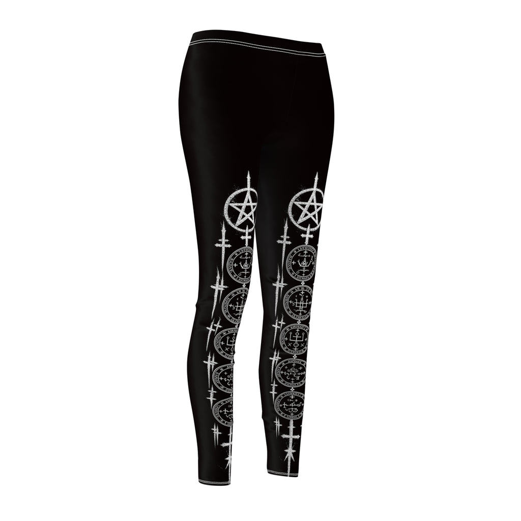 XYRO Pentacle Leggings — Women's Gothic All-Over Print