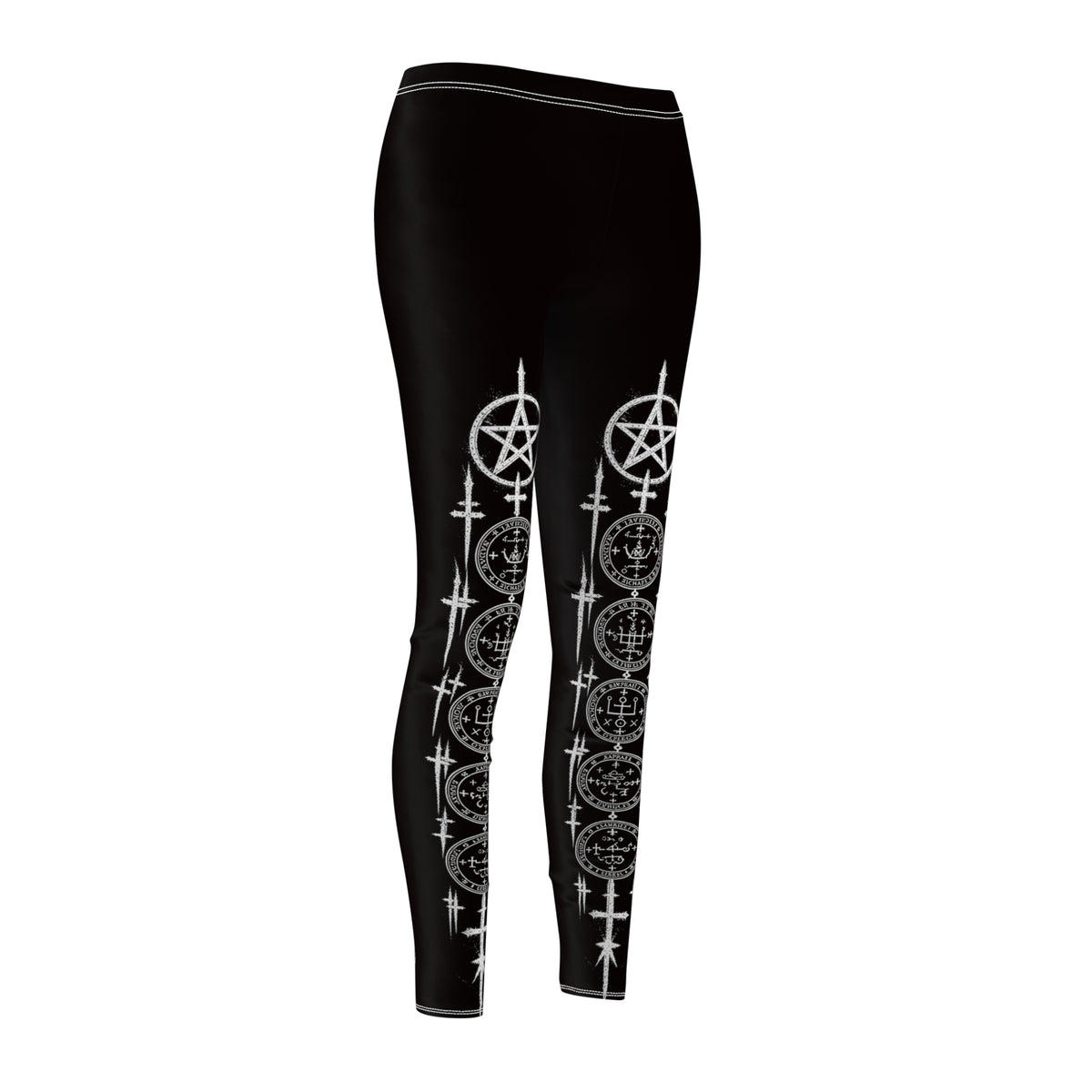 XYRO Pentacle Leggings — Women's Gothic All-Over Print