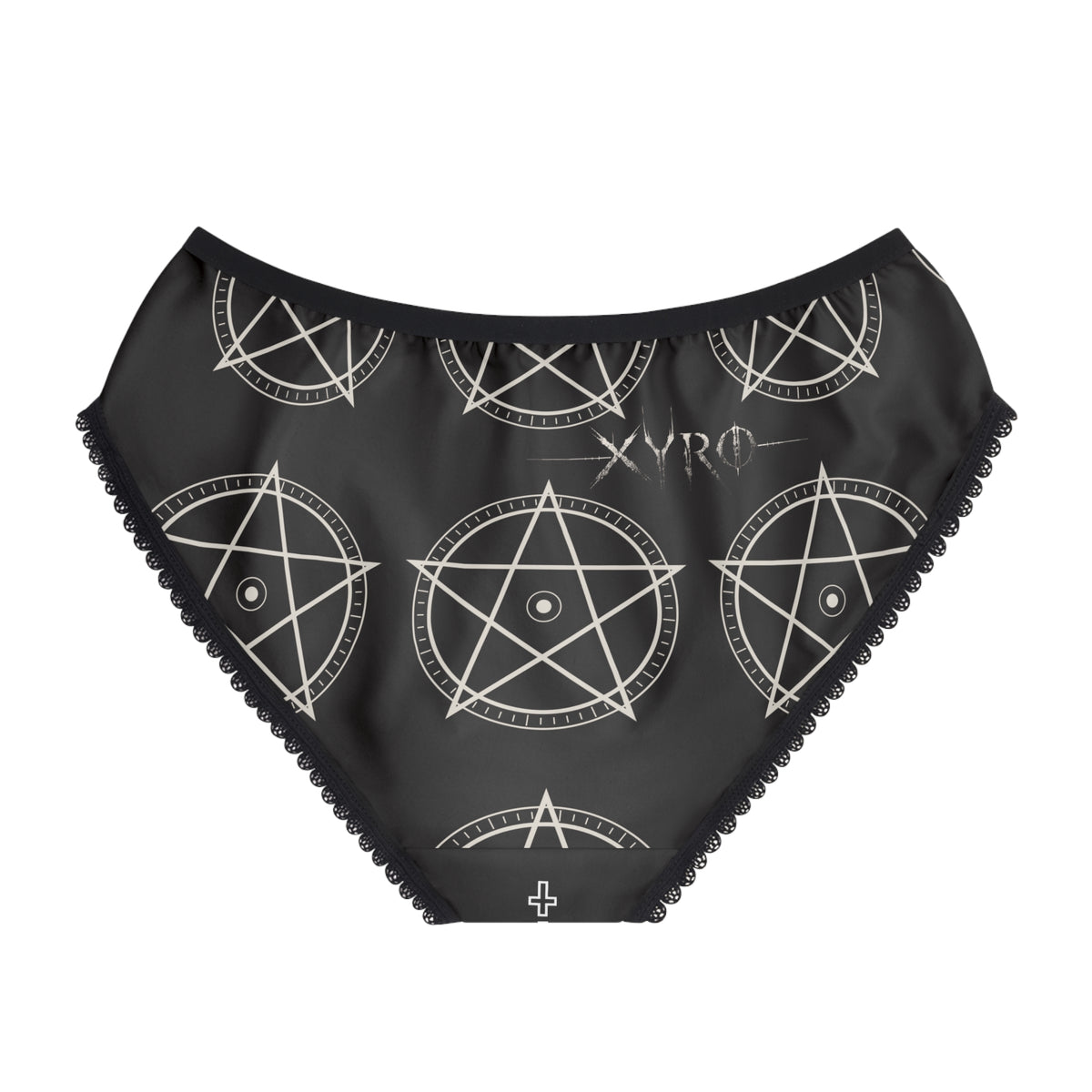 XYRO Pentagram Women's Briefs — Occult Pattern Underwear
