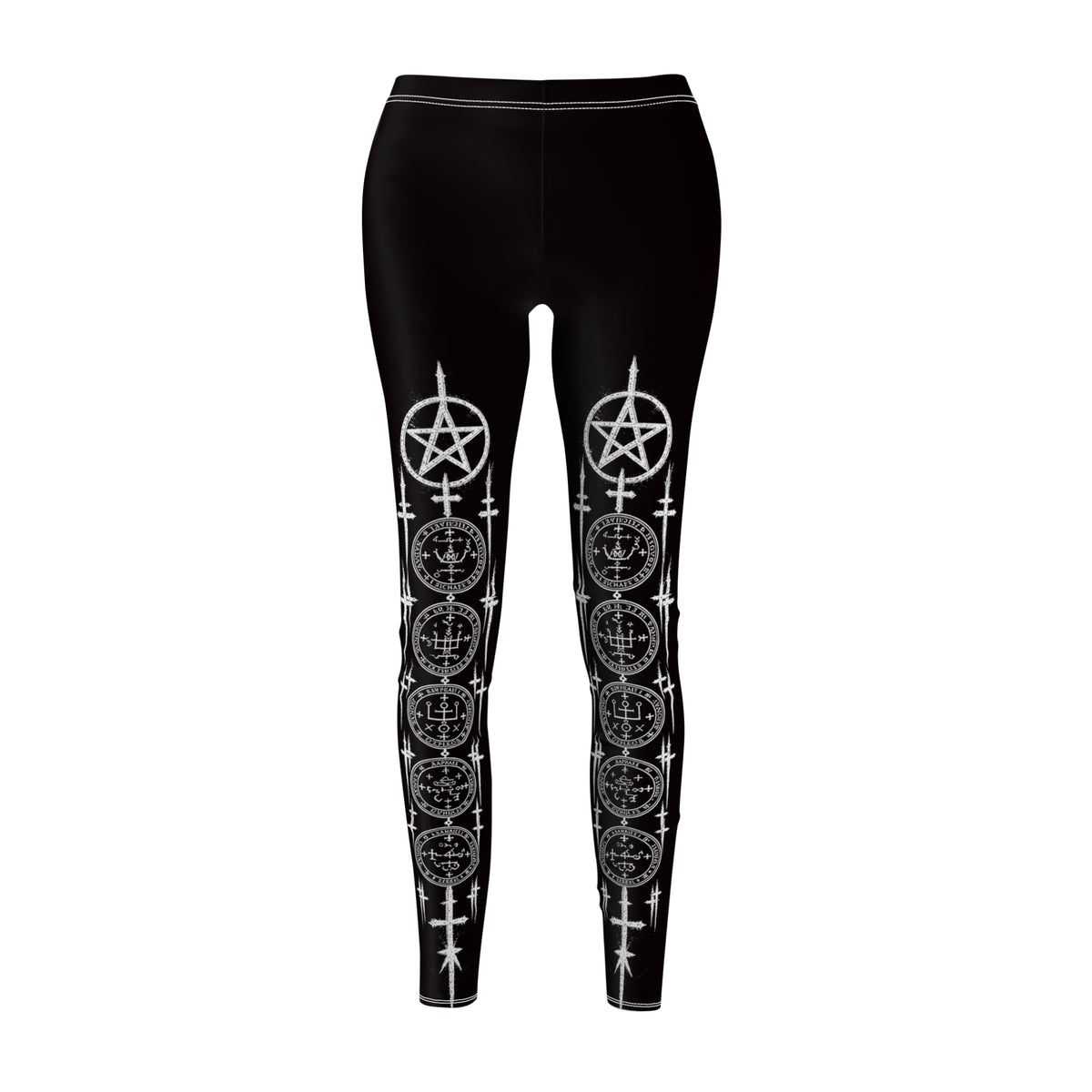 XYRO Pentacle Leggings — Women's Gothic All-Over Print