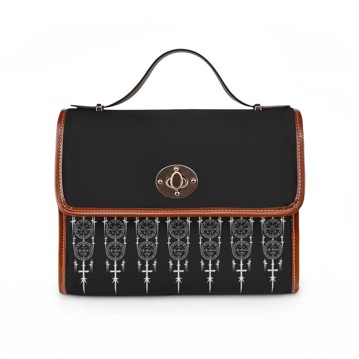 XYRO Sigil & Pentagram Canvas Satchel — Waterproof Bag