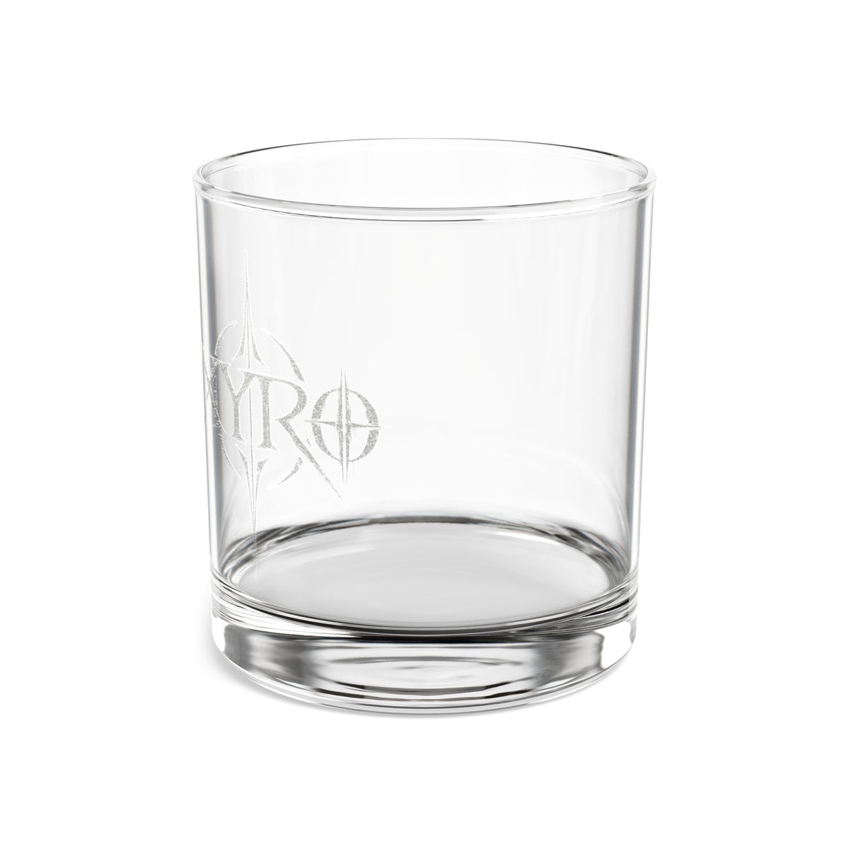 XYRO Logo Engraved Rocks Glass — 10oz Whiskey Tumbler