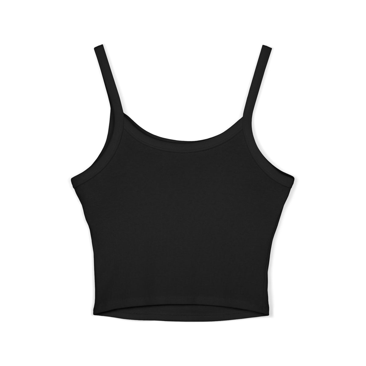 XYRO Logo Crop Tank — Gothic Spaghetti Strap Band Top