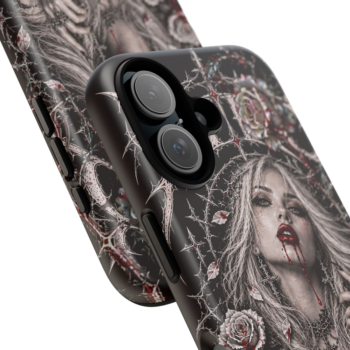 XYRO Vampire Rose Phone Case — Blood-Drip Tough Case