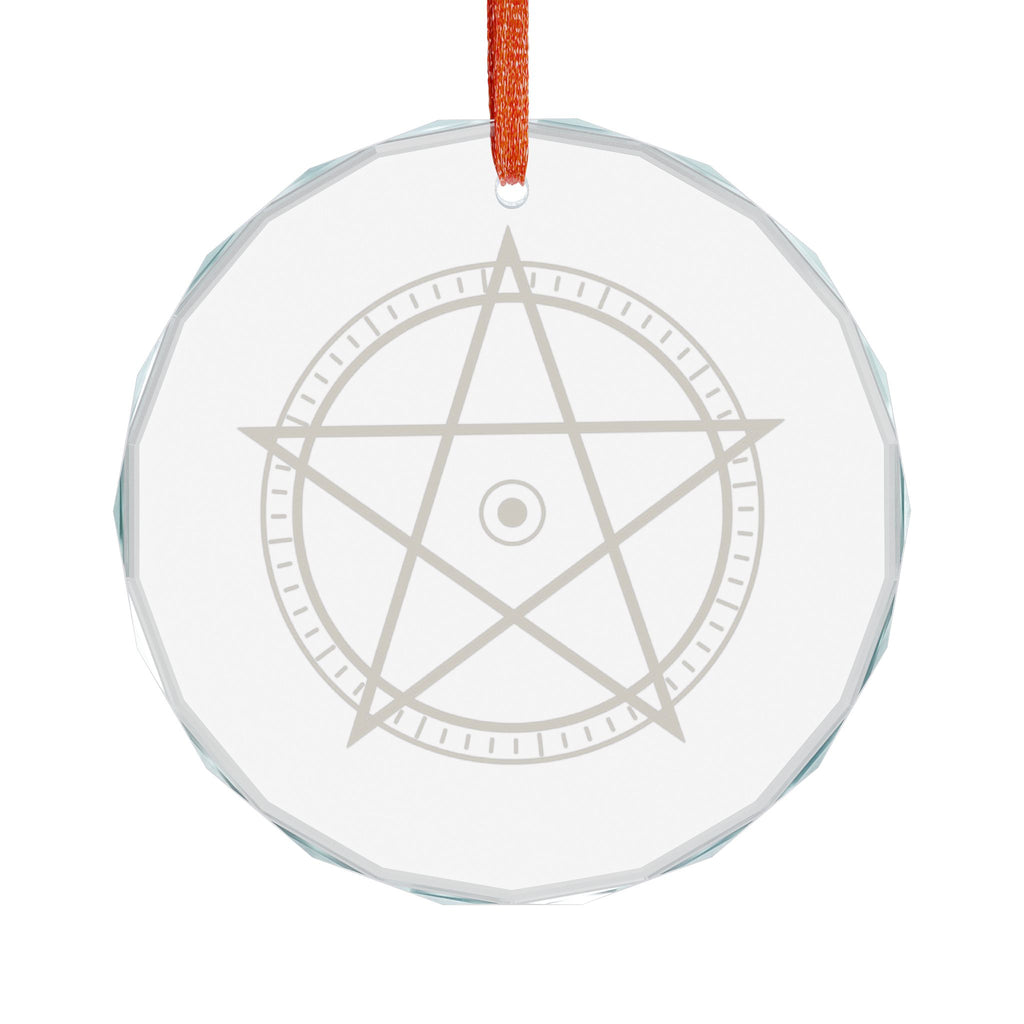 XYRO Wiccan Pagan Glass Ornament — Affordable Witchy Christmas Tree Decor