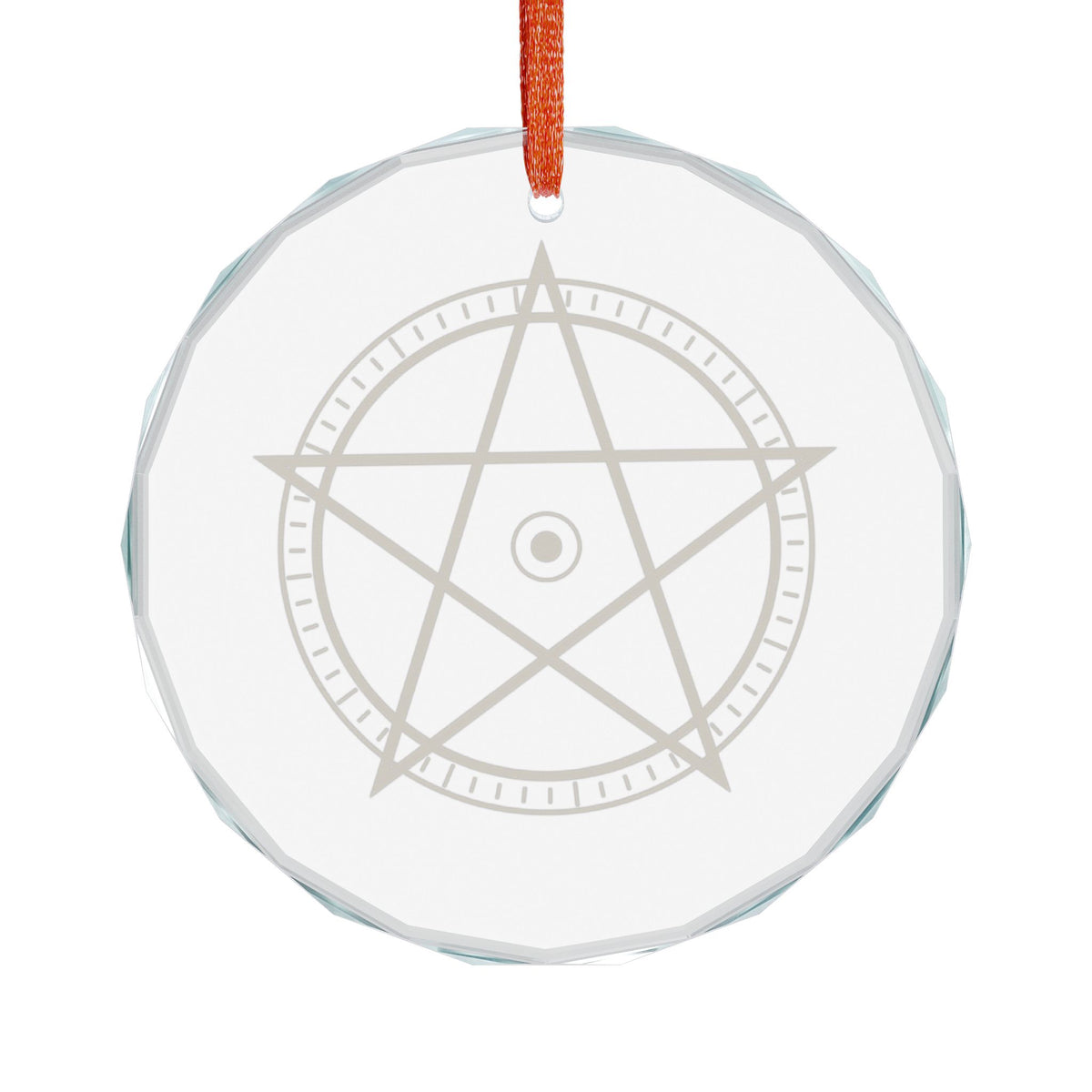 XYRO Wiccan Pagan Glass Ornament — Affordable Witchy Christmas Tree Decor