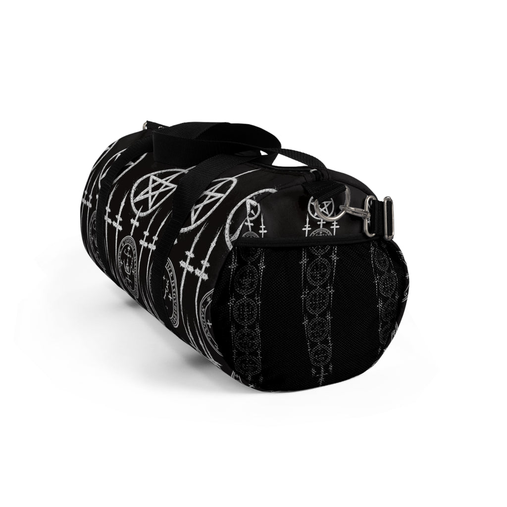 XYRO Occult Pentagram Duffel Bag — Gothic Travel & Gym Bag