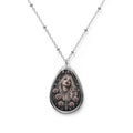 XYRO Vampire Maiden Rose Necklace — Oval Pendant