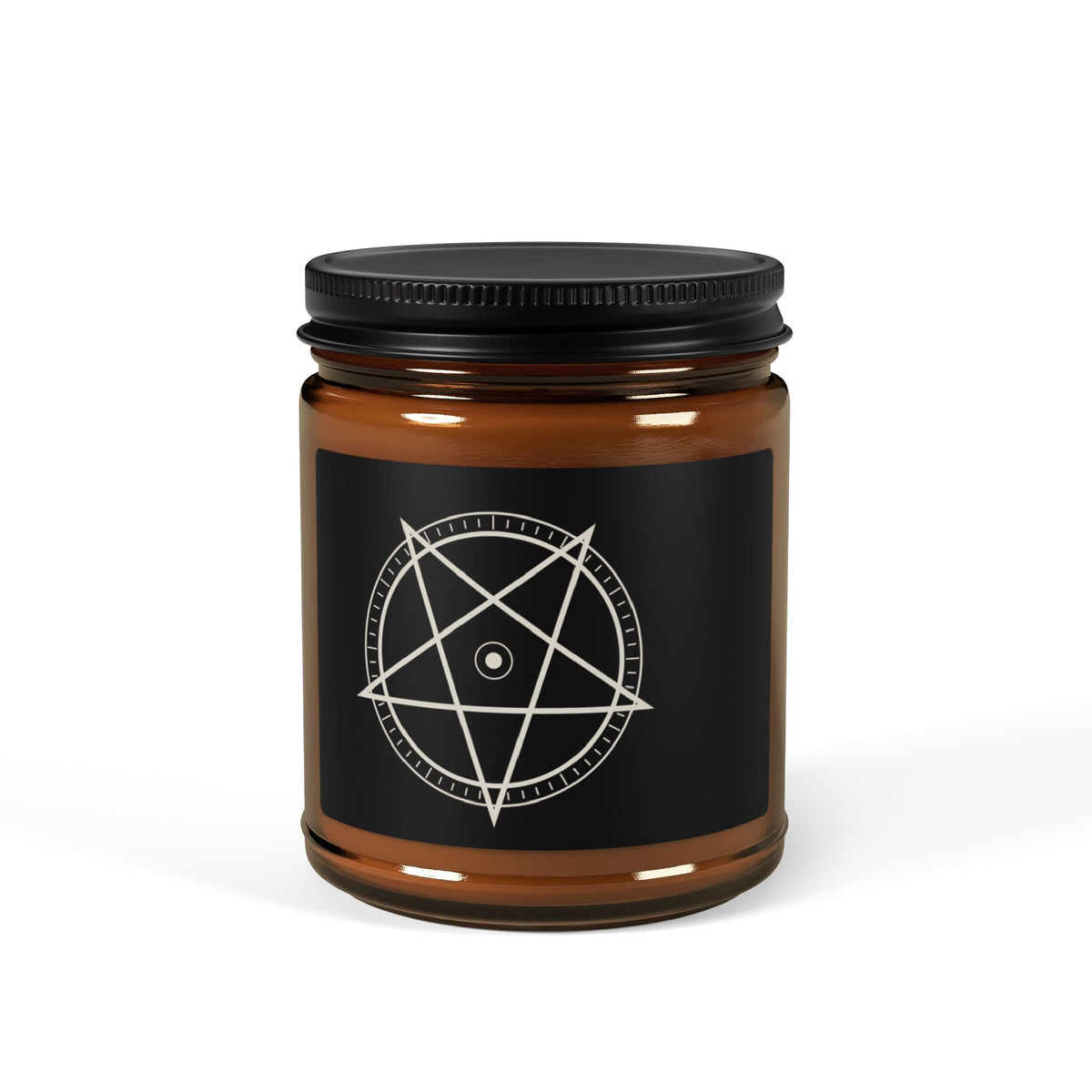 XYRO Pentacle Star Candle — Amber Jar Soy Candle