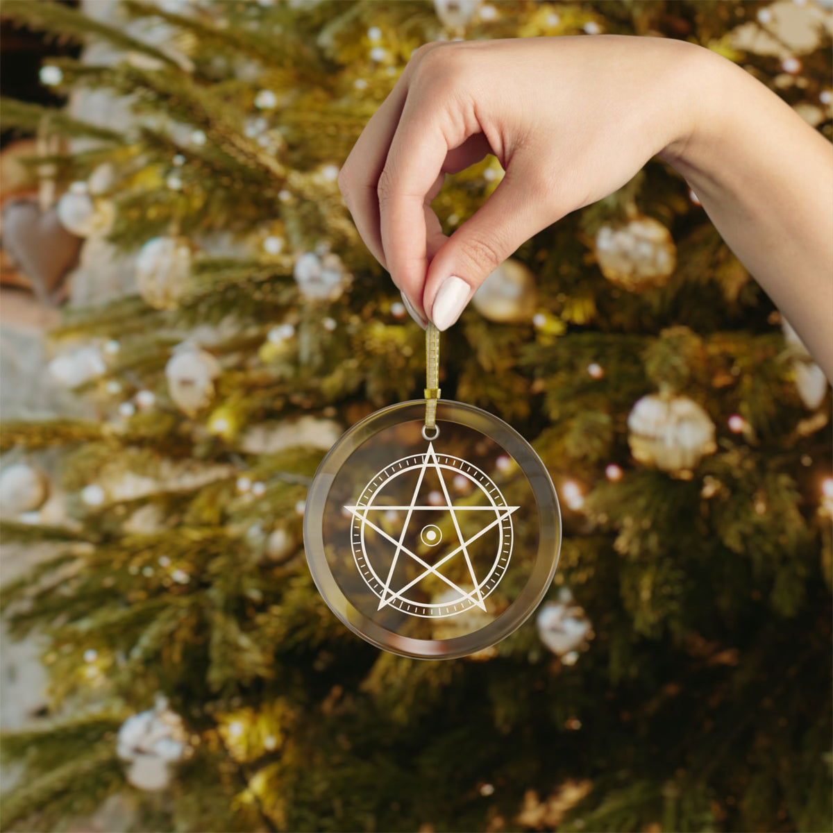 XYRO Wiccan Pagan Ornaments — Gothic Christmas Tree Decor