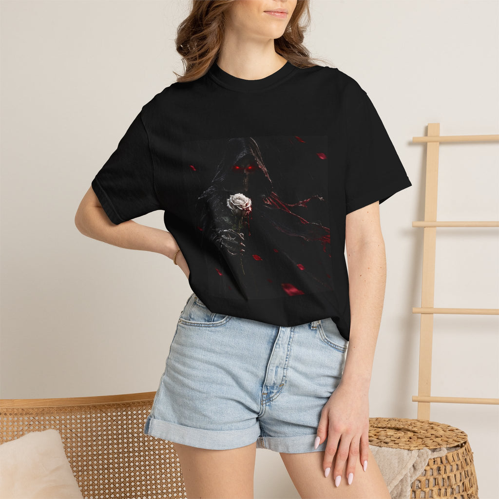 XYRO Skull Reaper Tee — Dark Gothic Grim Reaper T-Shirt
