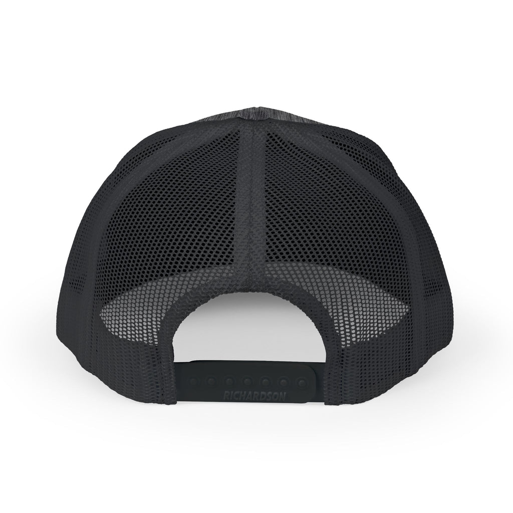 XYRO Logo Trucker Cap — Black Metal Snapback