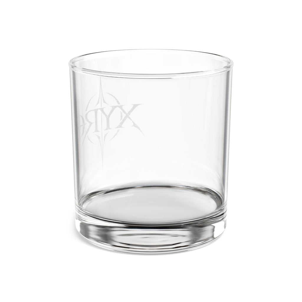 XYRO Logo Engraved Rocks Glass — 10oz Whiskey Tumbler
