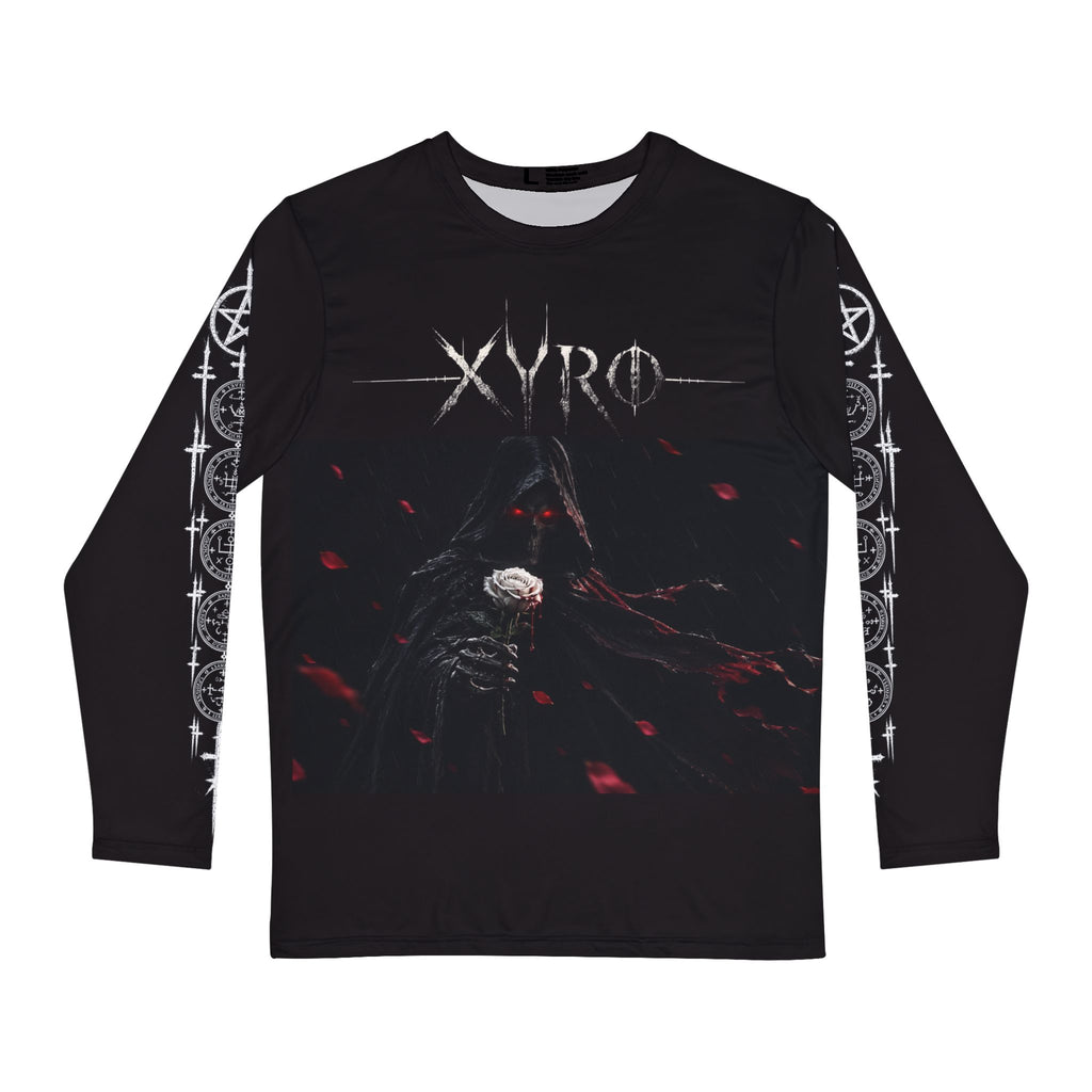 XYRO Reaper Blood Rose Long Sleeve — Gothic Metal Shirt