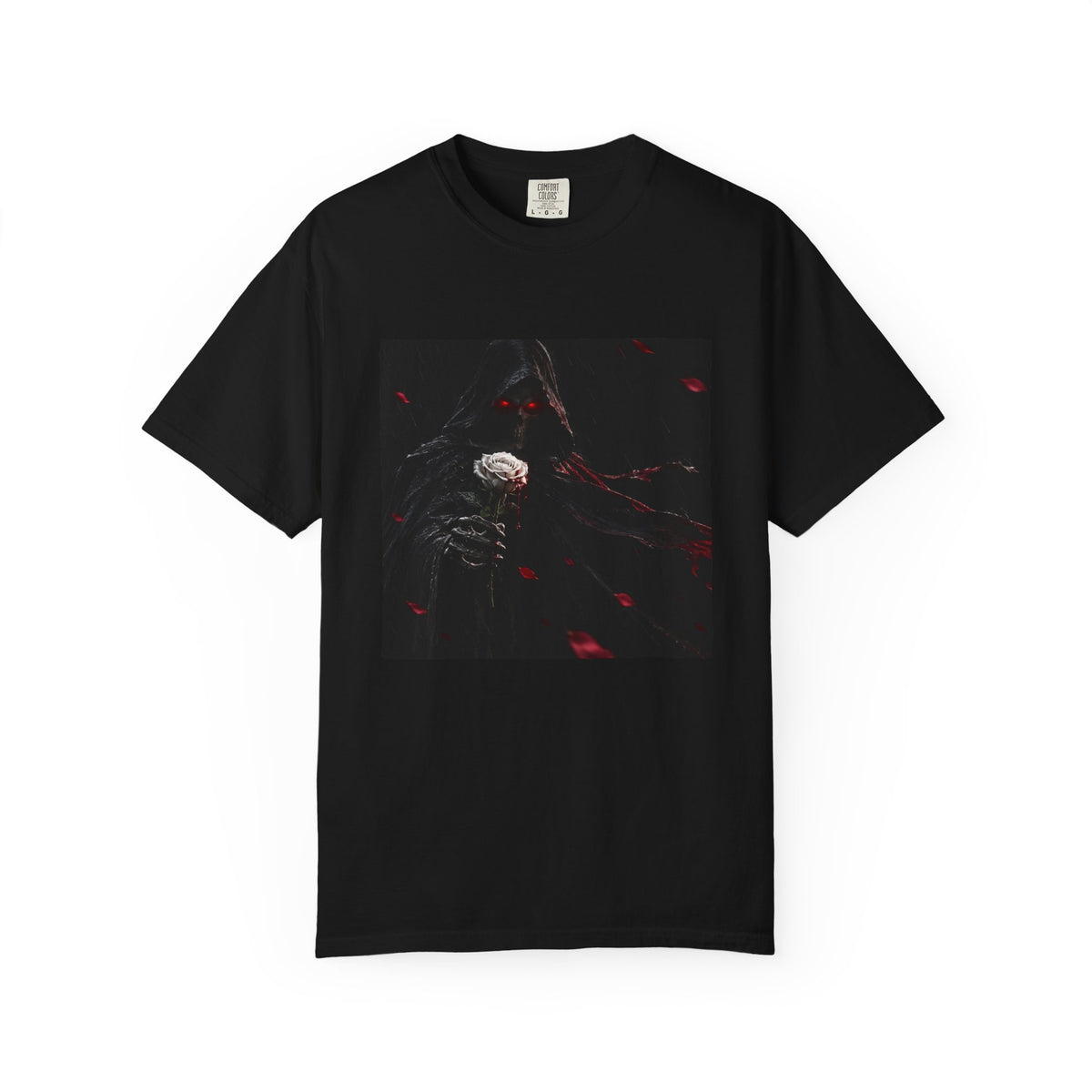 XYRO Skull Reaper Tee — Dark Gothic Grim Reaper T-Shirt