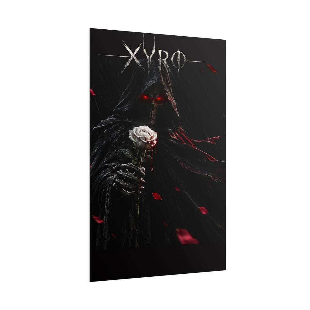 XYRO Reaper & White Rose Poster — Official Band Artwork