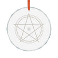 XYRO Wiccan Pagan Glass Ornament — Affordable Witchy Christmas Tree Decor