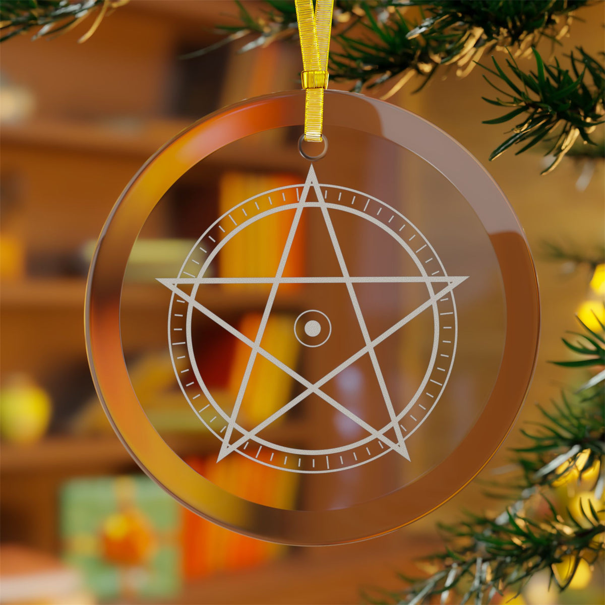 XYRO Wiccan Pagan Ornaments — Gothic Christmas Tree Decor
