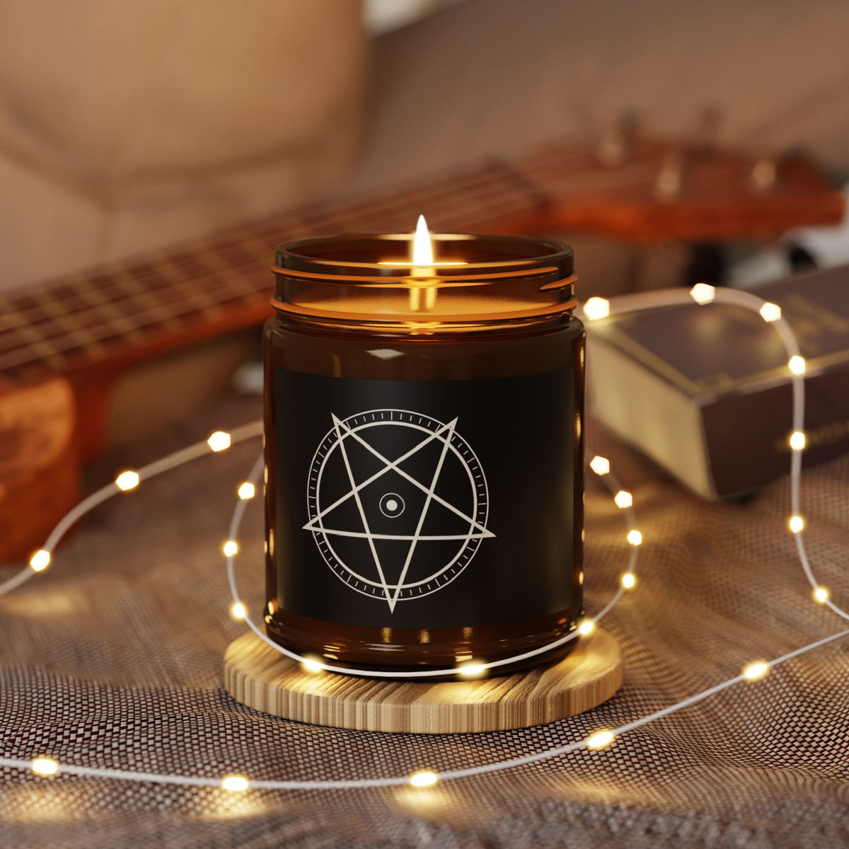 XYRO Pentacle Star Candle — Amber Jar Soy Candle